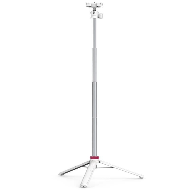 Ulanzi MT-44 Selfie-Stick-Stativ für Smartphone und Kamera – 146 cm – Weiß
