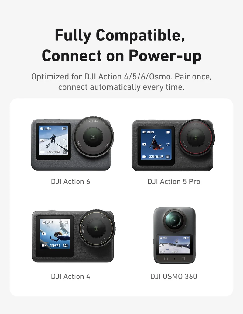 Telesin T13 Bluetooth-Fernbedienung für DJD Osmo Action – Wasserdicht