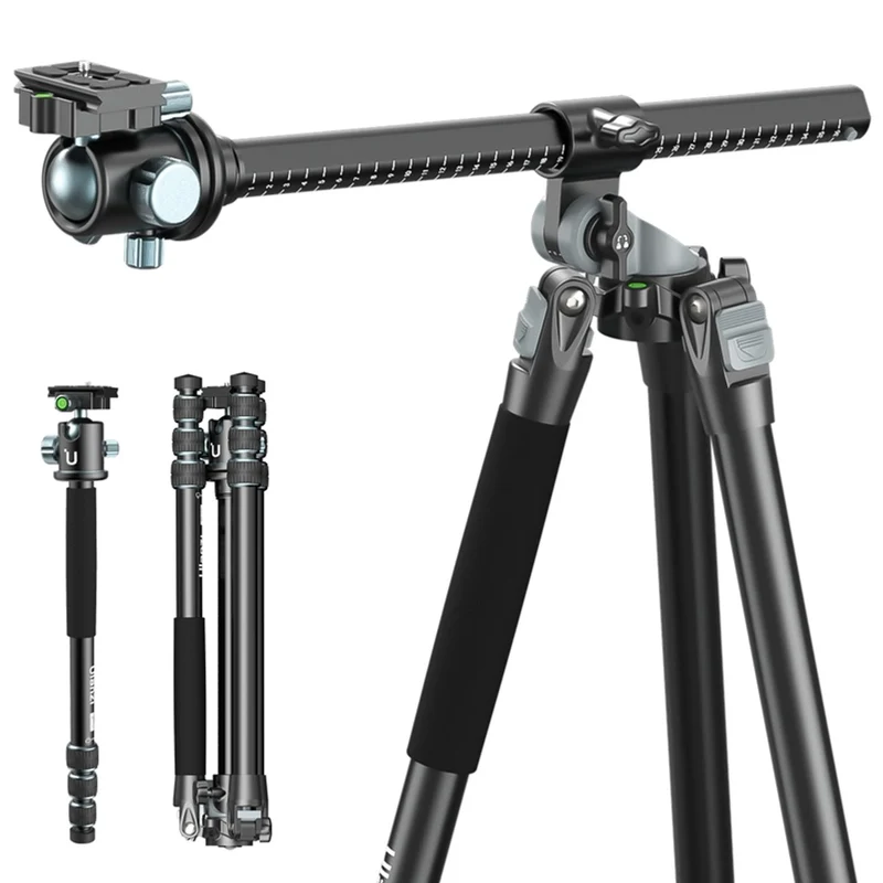 Ulanzi MT-59 Premium-Stativ mit horizontalem/neigbarem Arm – 176 cm
