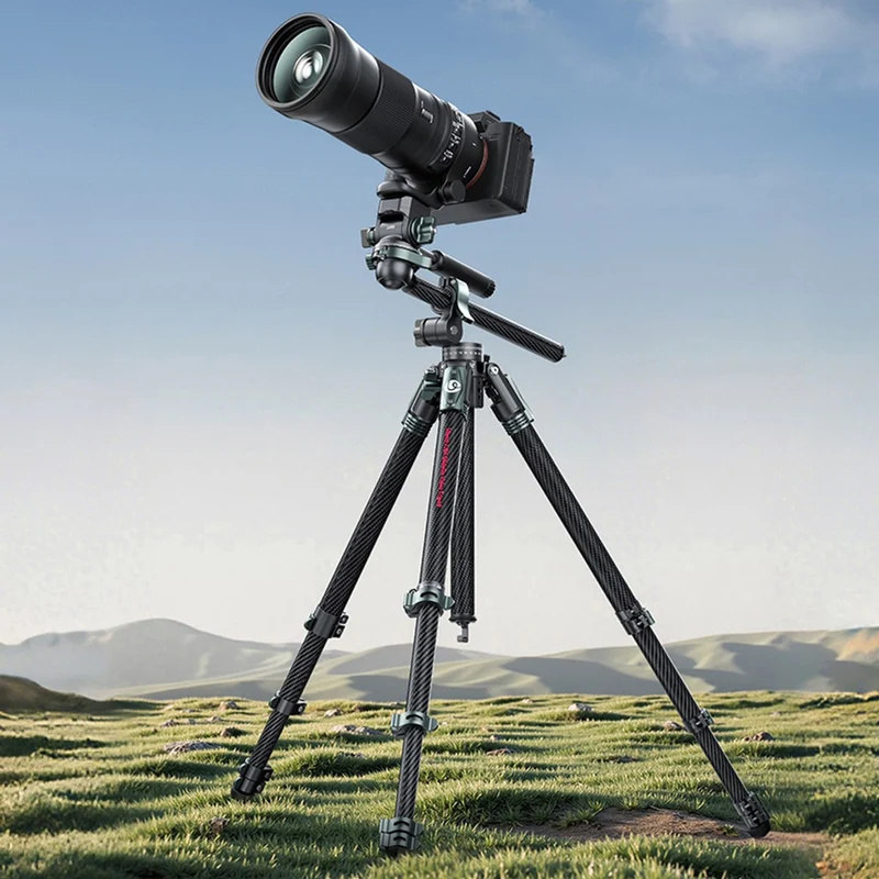 Ulanzi GlideGo JJ06 Video Tripod Carbon - Schwarz