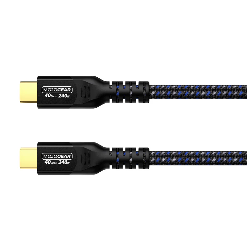 MOJOGEAR USB-C auf USB-C Kabel 240W 40Gbps USB 4.0 - 1,5m
