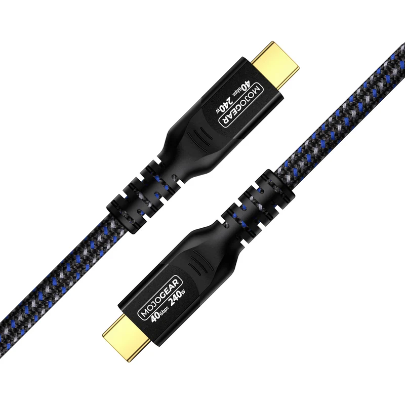 MOJOGEAR USB-C auf USB-C Kabel 240W 40Gbps USB 4.0 - 1,5m