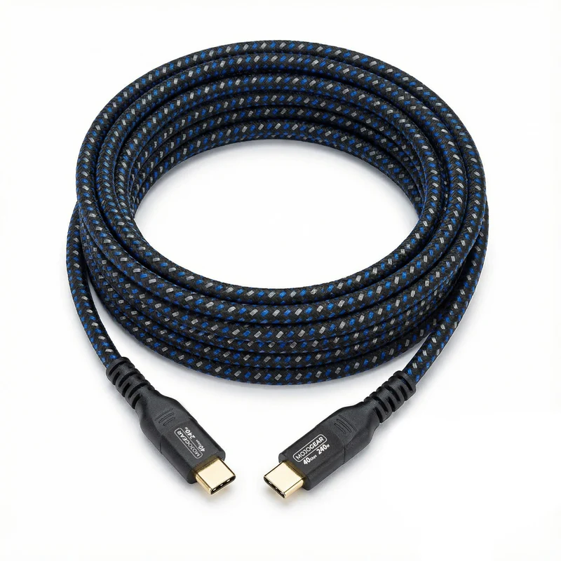 MOJOGEAR USB-C zu USB-C Kabel 240W 40Gbps USB 4.0 - 3m
