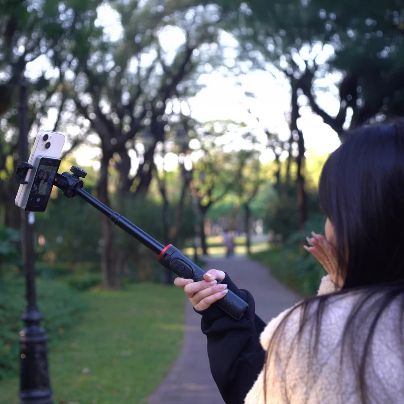MOJOGEAR VS2 Selfie Vlog Monitor für iPhone und Android - Grau