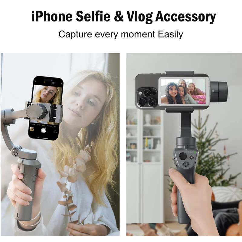 MOJOGEAR VS2 Selfie-Vlog-Monitor für iPhone und Android - Weiß
