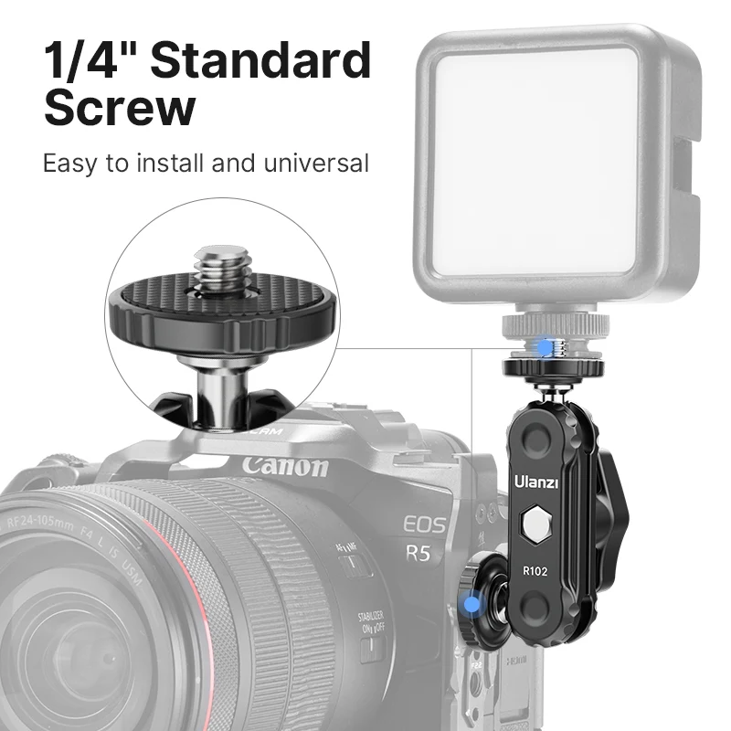 Ulanzi R102 Mini Magic Arm mit 2x 1/4 Zoll Schraube