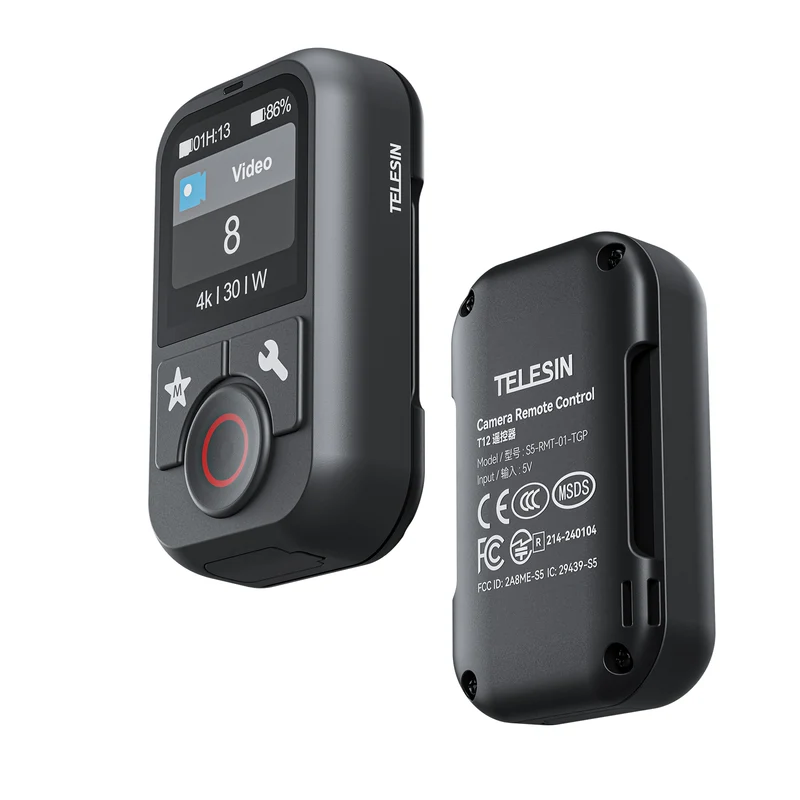 Telesin V2 Bluetooth-Fernbedienung für GoPro 13/12/11/10/9/8/Max – Wasserdicht