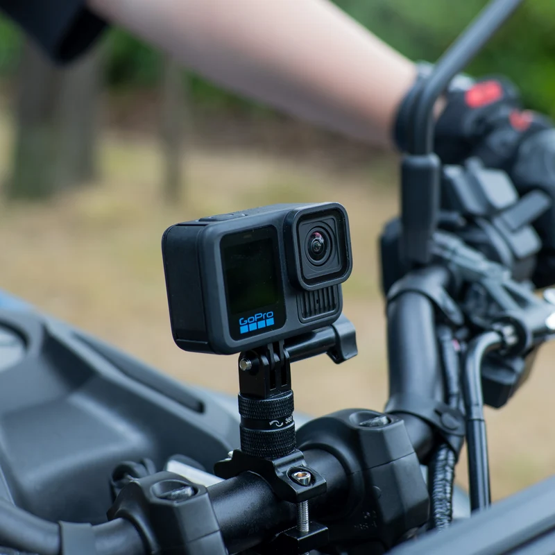 MOJOGEAR Rohrklemme für Actioncam Metall 360° - 15 bis 33mm