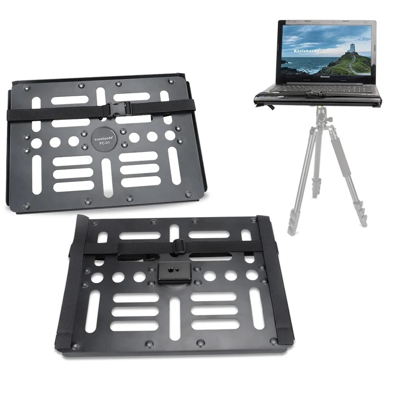 koolehaoda Laptop Projector Tray Holder for Tripod Stand Mount 15.4 x 11
