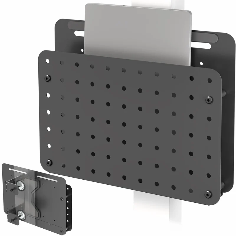 VIVO Black Clampon 14 x 11 in Desk Leg Laptop Mount Holder, MountLHS1