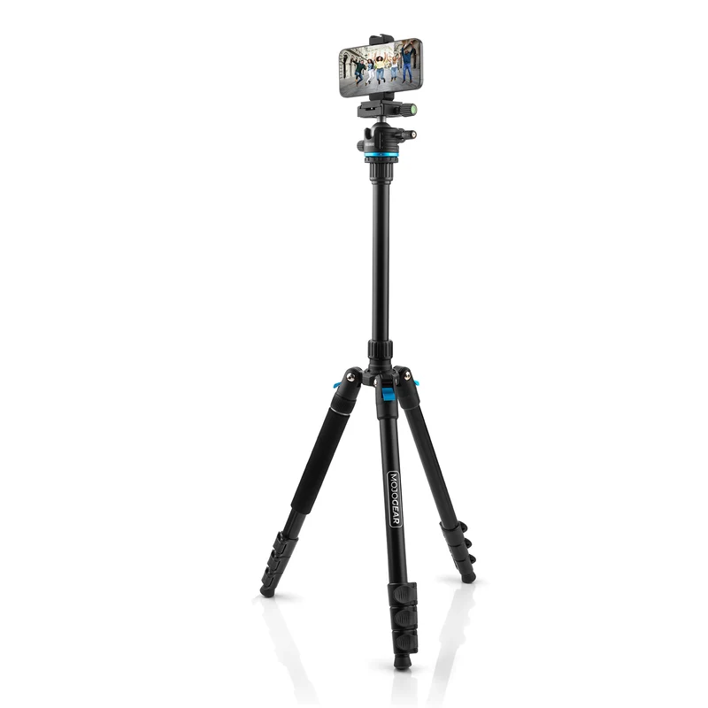 MOJOGEAR Swift Fotostativ 175 cm mit Einbeinstativ für Kamera und Smartphone