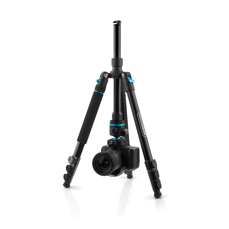 MOJOGEAR Swift Fotostativ 175 cm mit Einbeinstativ für Kamera und Smartphone
