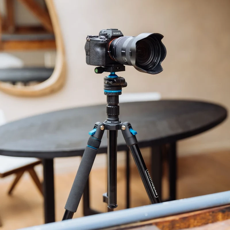 MOJOGEAR Swift Fotostativ 175 cm mit Einbeinstativ für Kamera und Smartphone