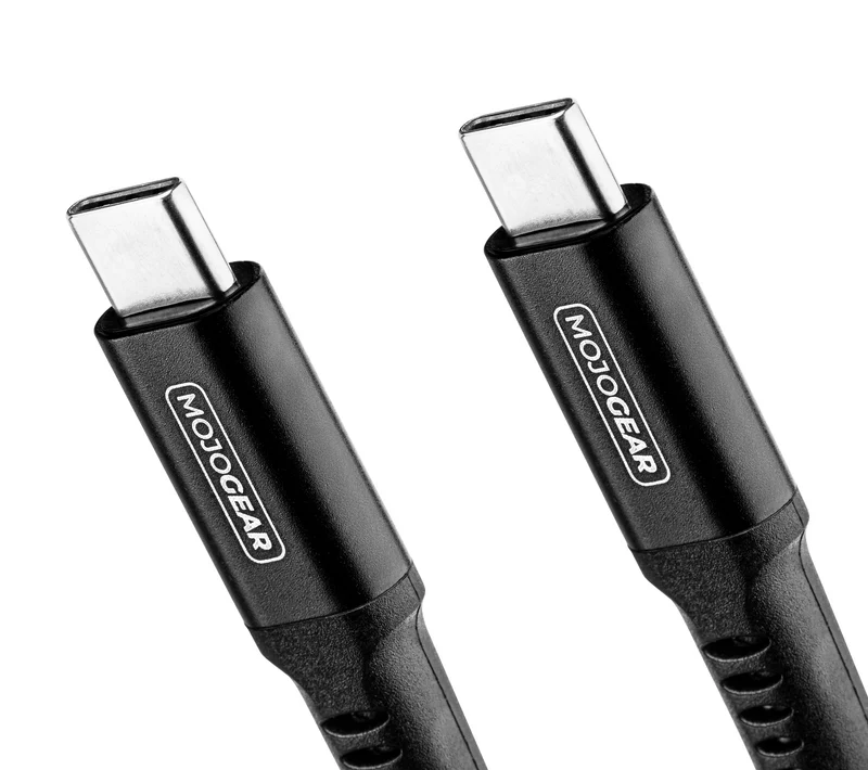 MOJOGEAR CHARGE+ 140 Watt Ladegerät mit USB-C auf USB-C Kabel 3 Meter | Passend für Samsung/iPhone 15/16