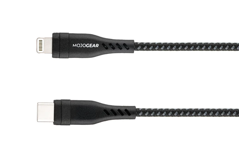 MOJOGEAR CHARGE+ 65W Ladegerät für iPhone & iPad mit Lightning auf USB Kabel 1,5 Meter | iPhone Schnellladegerät