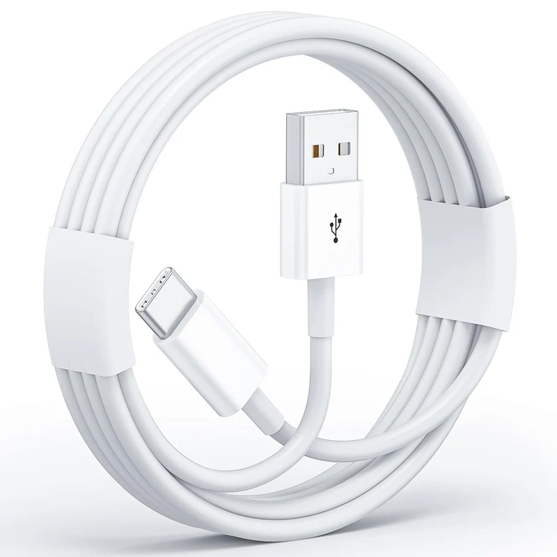 UIIAVS USB A to USB C CarPlay Cable, 3A Fast Charging, 3FT/0.9m White