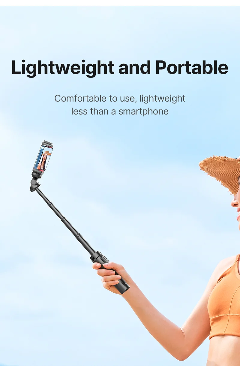 Ulanzi RMT-01 Selfie-Stick-Stativ mit Fernbedienung für Kamera/Smartphone
