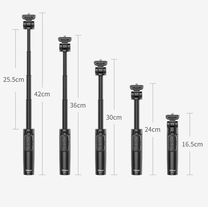 Ulanzi RMT-01 Selfie-Stick-Stativ mit Fernbedienung für Kamera/Smartphone