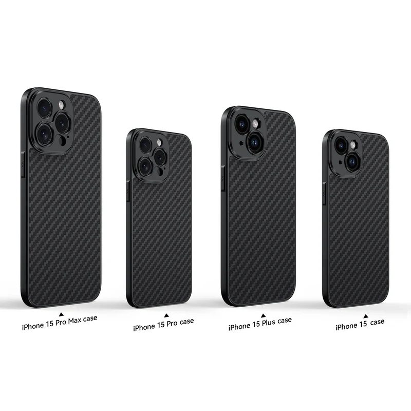 MOJOGEAR 17mm lens case voor iPhone 15 - Carbon
