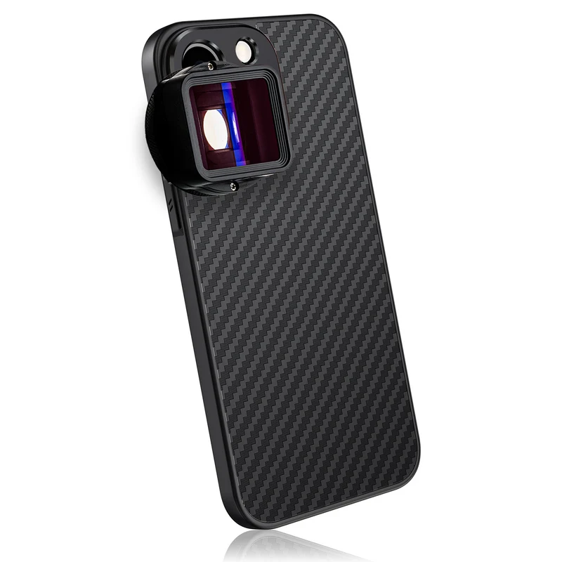 MOJOGEAR 17mm lens case voor iPhone 15 - Carbon