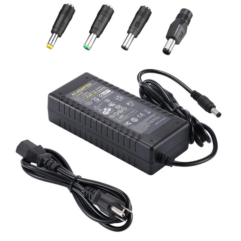 COOLM 48V 2A Power Supply Adapter 144W for PoE Injector Lorex NVR Network