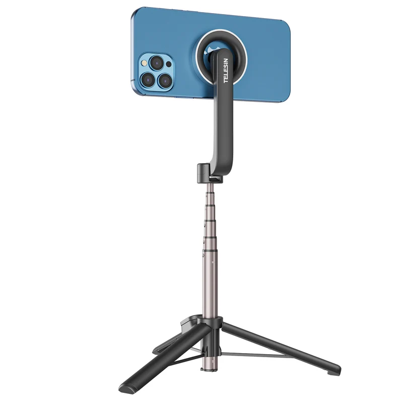 Telesin MINI Selfiestick-Telefonstativ – mit Magsafe und Fernbedienung