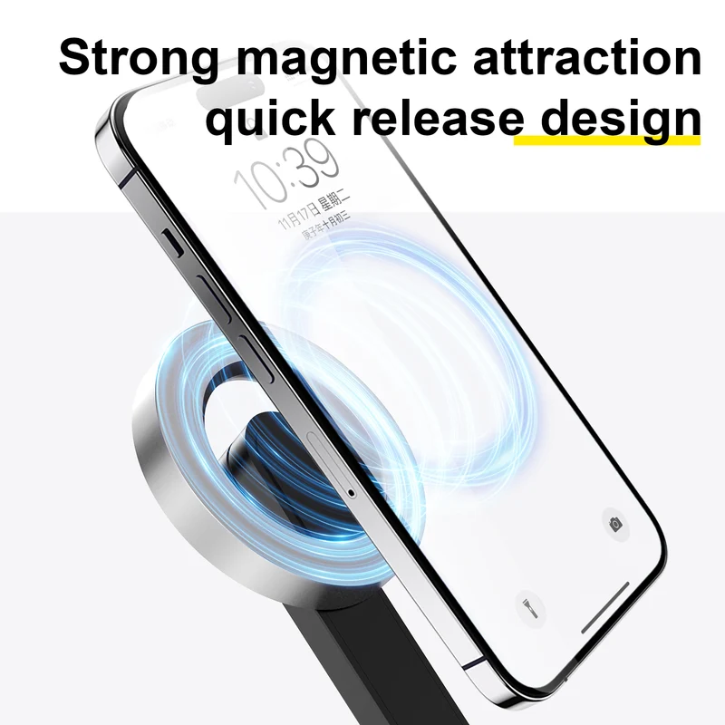 Telesin MINI Selfiestick-Telefonstativ – mit Magsafe und Fernbedienung