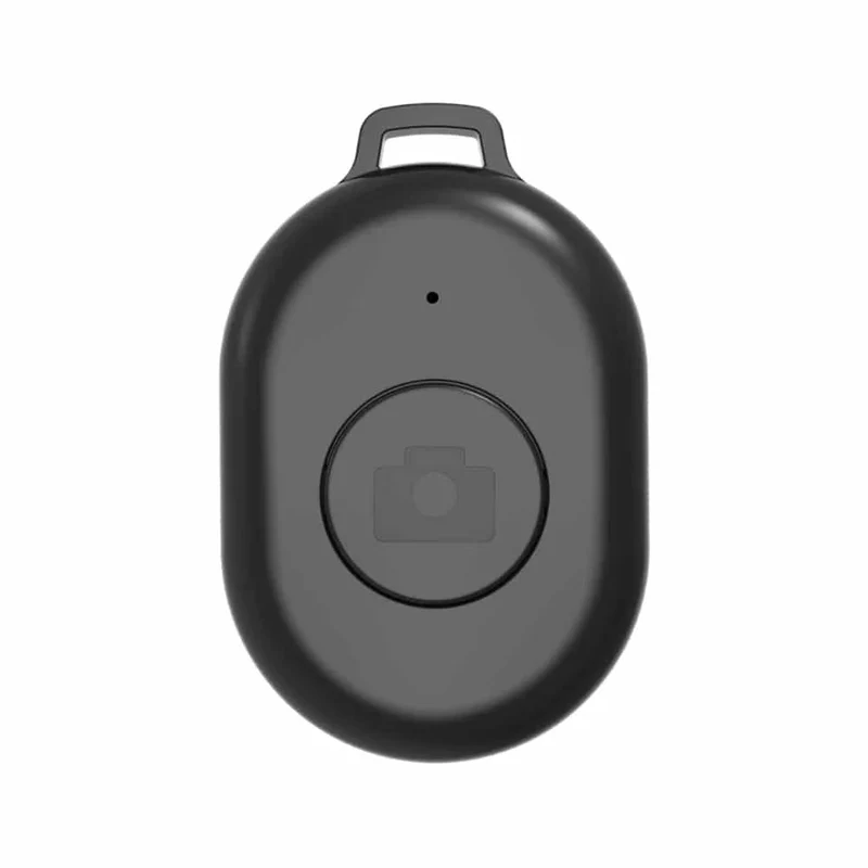 Bluetooth remote shutter afstandsbediening voor smartphone camera - Mini - Zwart