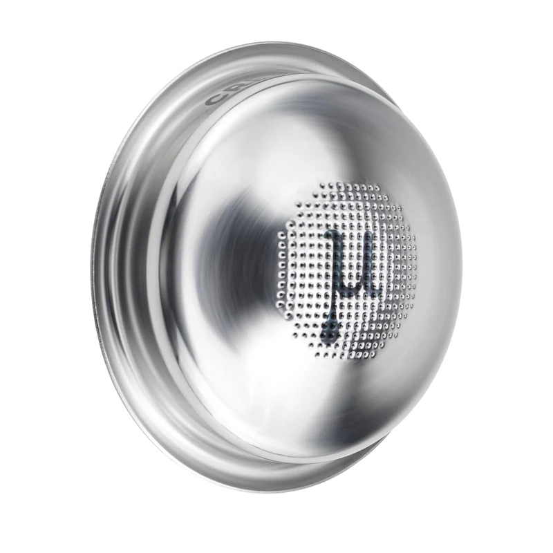 Creamore 58mm SingleDose Espresso Filter Basket Precision Ridgeless LowDose Basket, Clean Stainless Steel Portafilter Baske