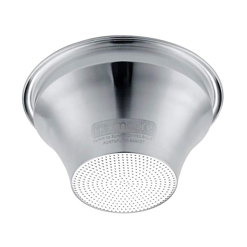 Normcore 54mm Convex Billet Basket for Breville, 5432mm, 0.28mm Holes
