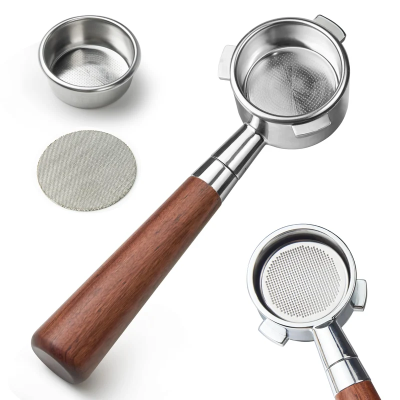 54 mm Bottomless Portafilter Compatible with Breville Barista BES870XL