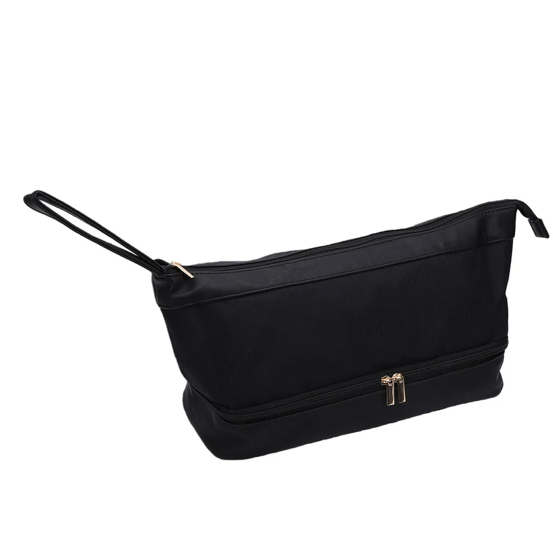Rengue Hair Straightener Travel Case Oxford Fabric Dual Layer Storage Pouch with Handle for Travelers Fits for Flex and Glam Cer