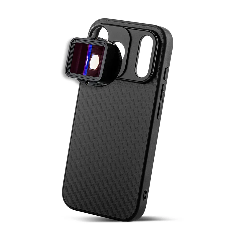MOJOGEAR 17mm Objektivhülle für iPhone 17 Pro - Carbon