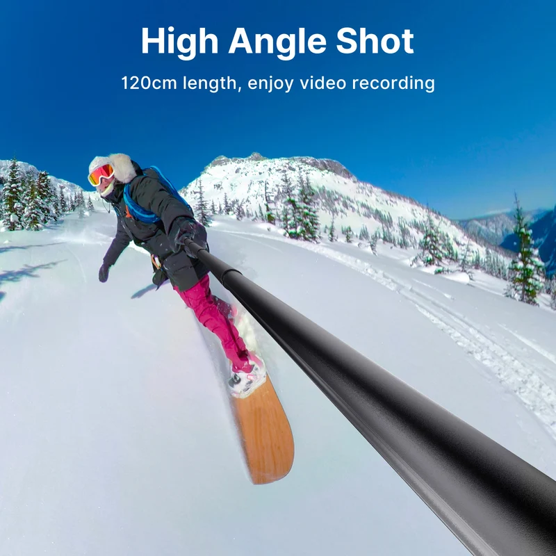 Ulanzi MT-58 Unsichtbarer Selfie-Stick für Insta360 - 121cm