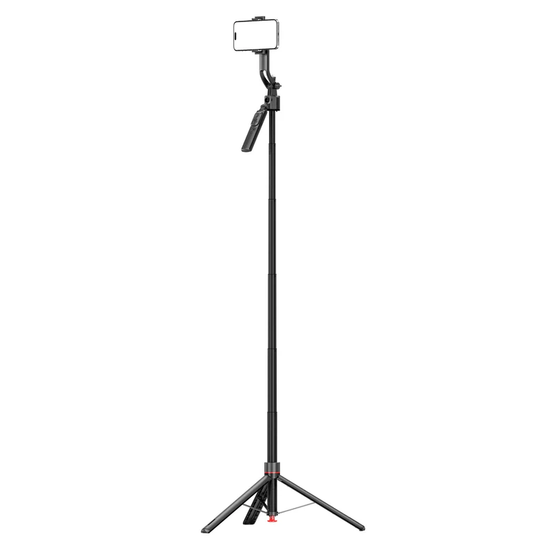 MOJOGEAR TS4 Selfie-Stick mit Tracking-Stativ, automatischer Öffnung und MagSafe-Verschluss