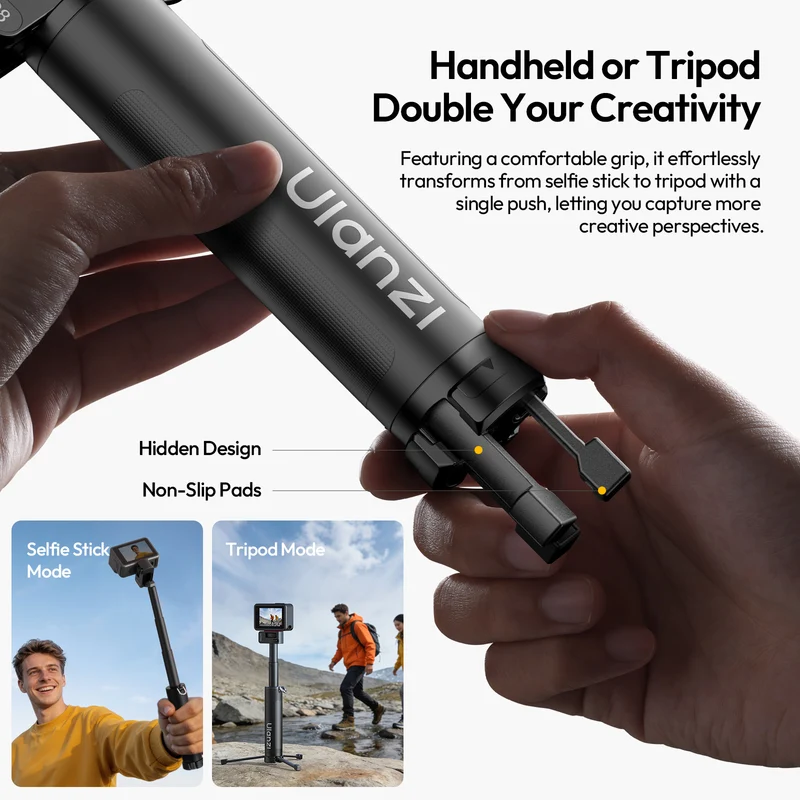 Ulanzi MT98 Faltbarer Invisible Selfie-Stick für Insta360
