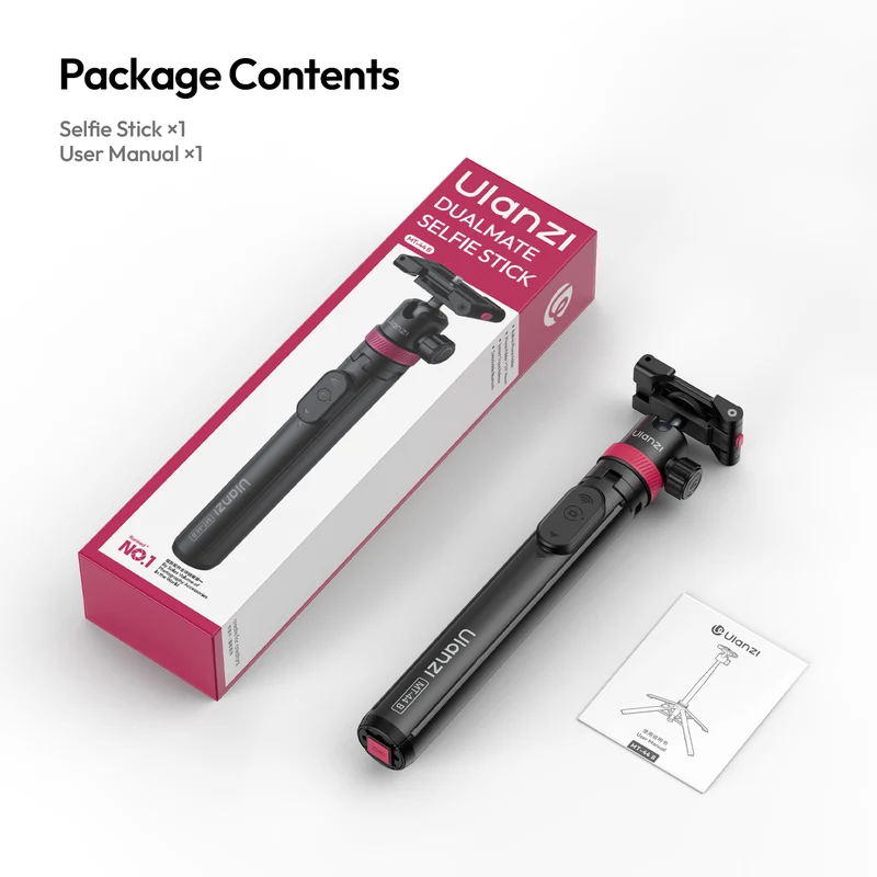 Ulanzi MT-44 B 2-in-1 Selfie-Stick Stativ 150cm + Fernbedienung