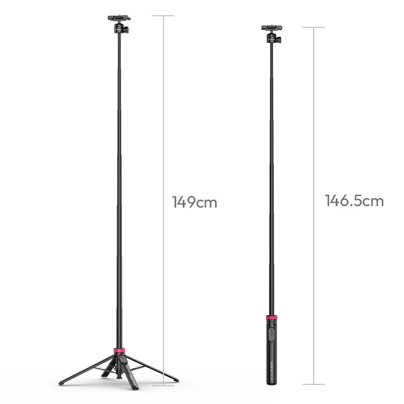 Ulanzi MT-44 B 2-in-1 Selfie-Stick Stativ 150cm + Fernbedienung