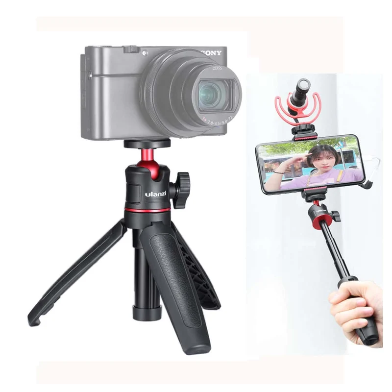 Ulanzi MT-08 Vlog-Stativ, Griff & Selfie-Stick – Weiß