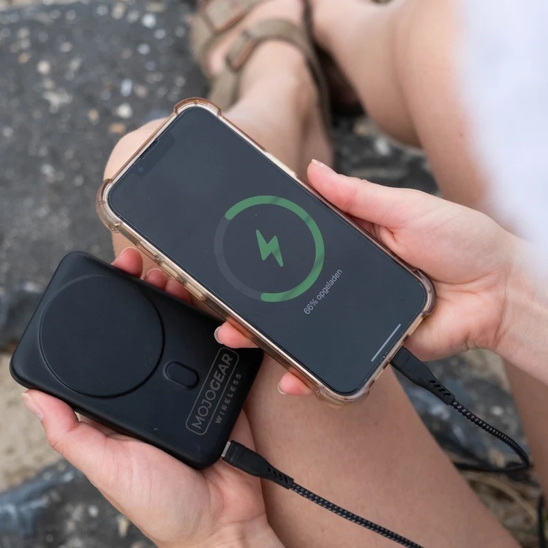MOJOGEAR Kabellose MagSafe Powerbank 10.000 mAh – Schwarz