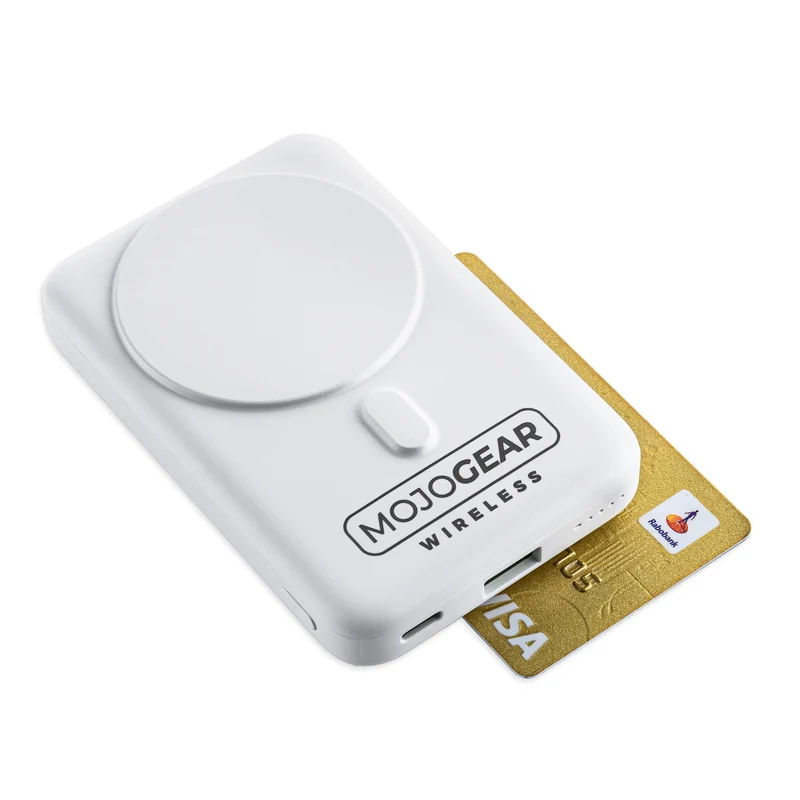 MOJOGEAR Kabellose MagSafe Powerbank 10.000 mAh – Weiß