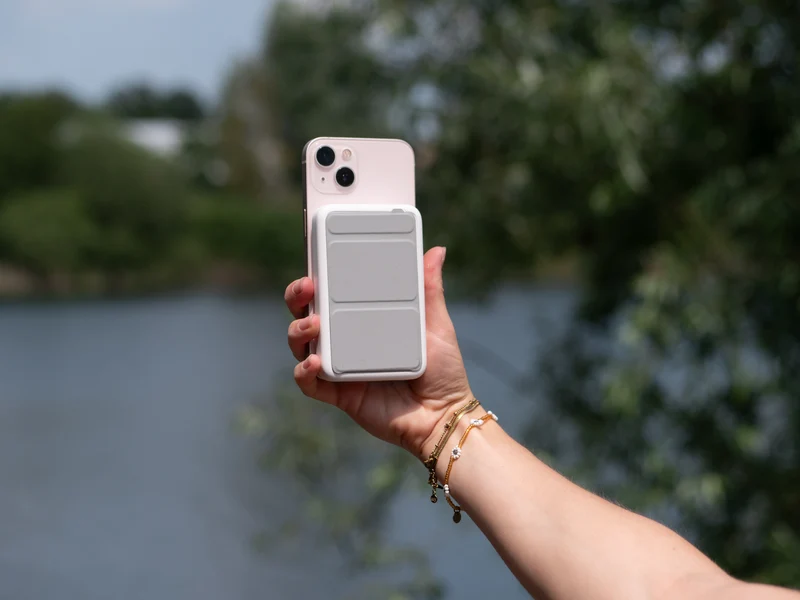 MOJOGEAR Kabellose MagSafe Powerbank 10.000 mAh – Weiß