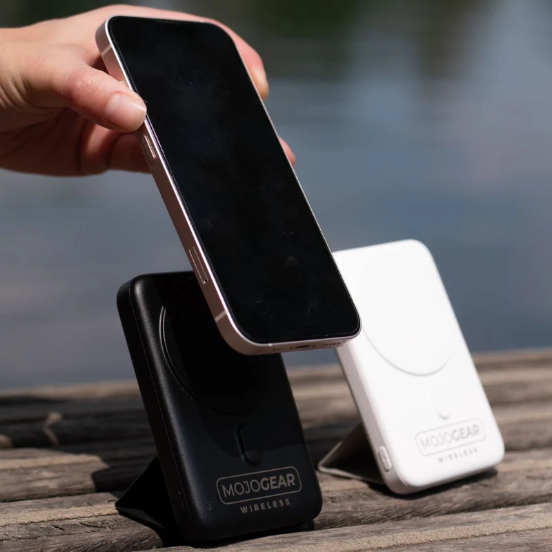 MOJOGEAR Kabellose MagSafe Powerbank 10.000 mAh – Weiß