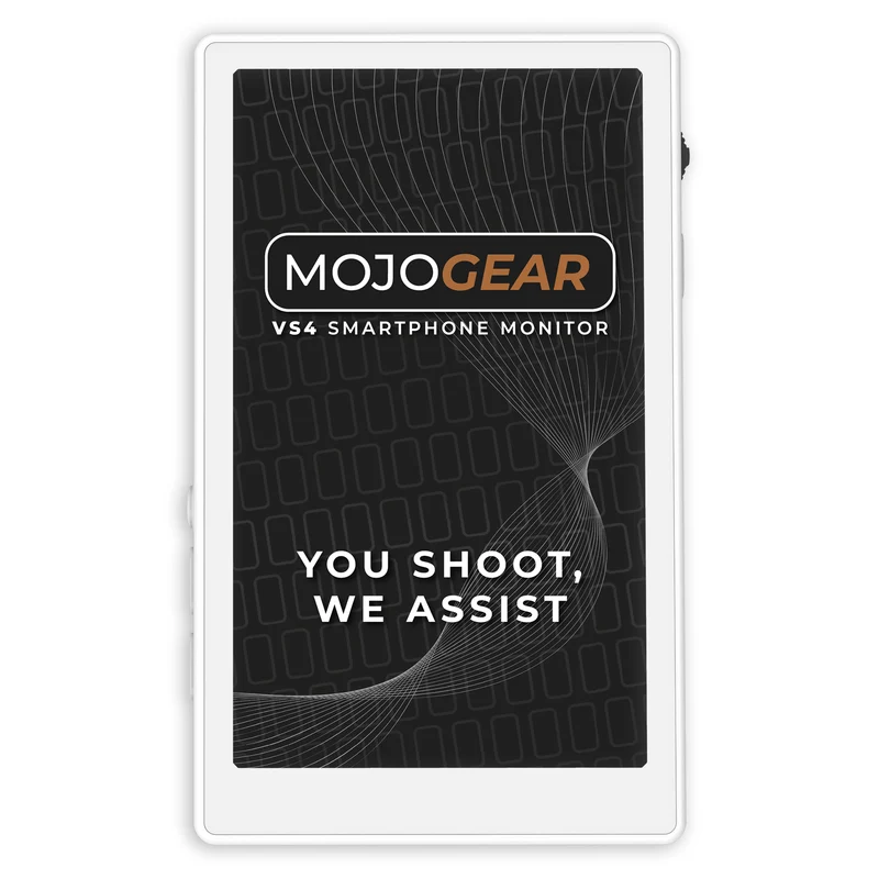 MOJOGEAR VS4 Touchscreen Selfie-Vlog-Monitor – Weiß