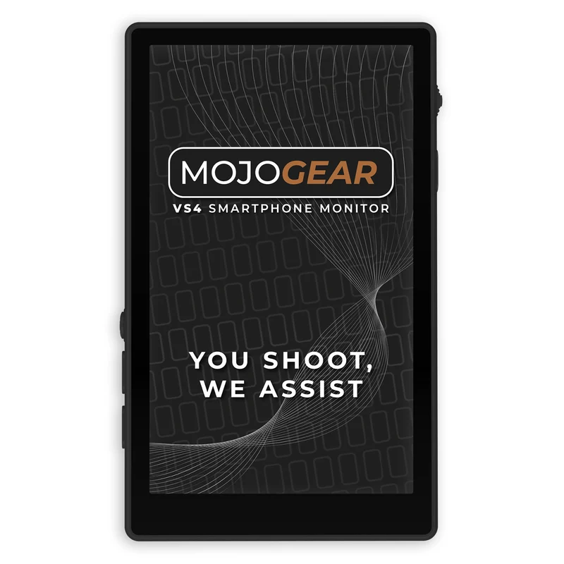 MOJOGEAR VS4 Touchscreen Selfie-Vlog-Monitor – Schwarz