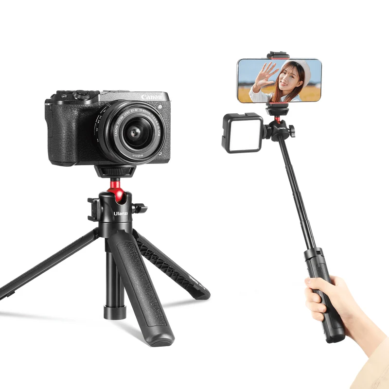 Ulanzi MT-16 Vlog-Stativ, Kamerahalter und Selfie-Stick mit Cold Shoe Mount