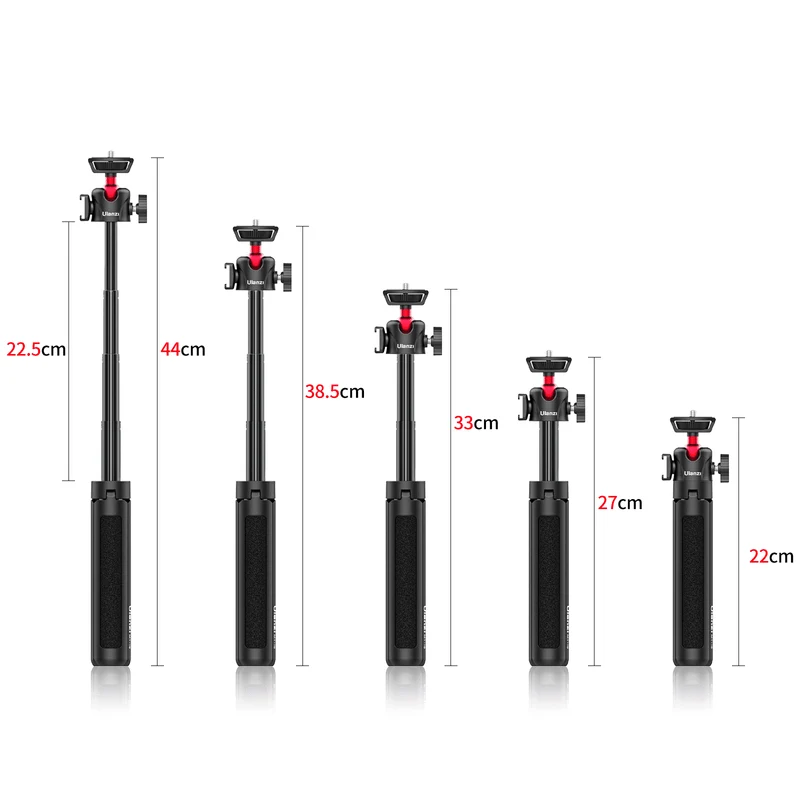 Ulanzi MT-16 Vlog-Stativ, Kamerahalter und Selfie-Stick mit Cold Shoe Mount