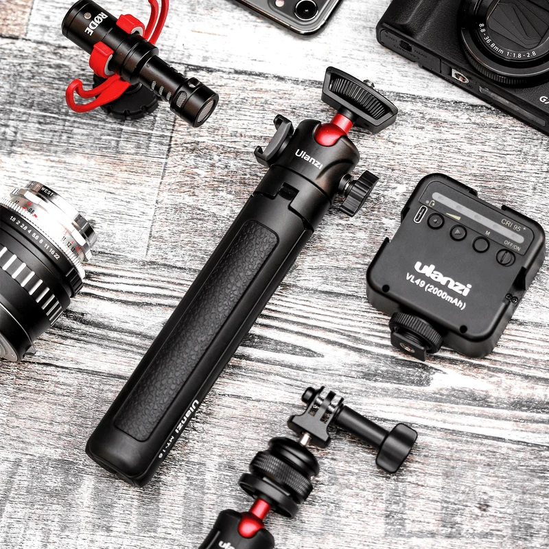 Ulanzi MT-16 Vlog-Stativ, Kamerahalter und Selfie-Stick mit Cold Shoe Mount