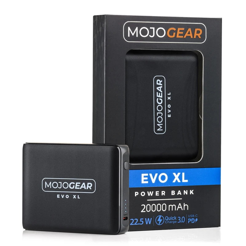MOJOGEAR EVO XL 20.000 mAh Powerbank 22,5 W