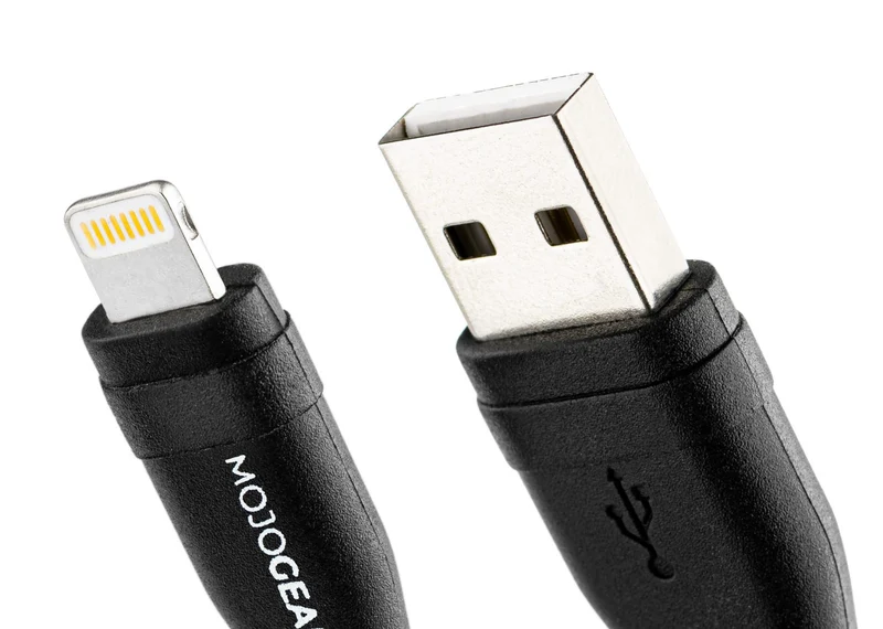 2x MOJOGEAR Apple Lightning auf USB-Kabel Extra Stark [DUOPACK]